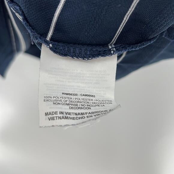 Nike Golf Performance Stripe Polo Shirt - Navy/White - XL - Picture 4 of 9